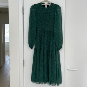 Wilfred Green Floral Dress, small